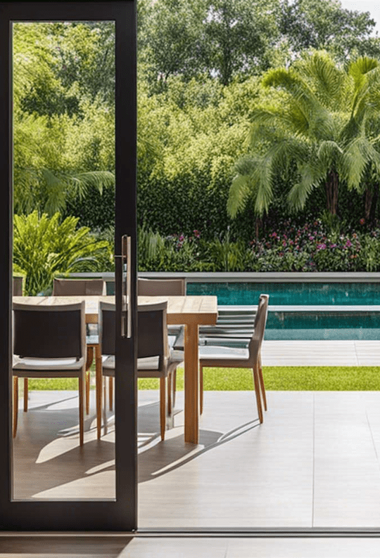 Portes fenetres avec seuil integre portrait