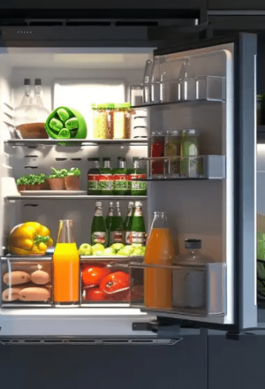 Frigo & congélateur (portrait)